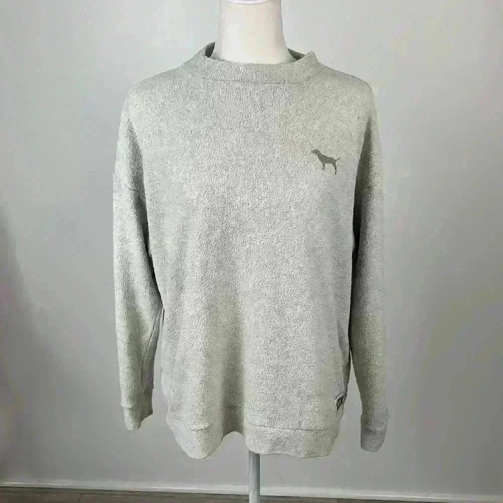 Victoria’s Secret PINK Tan Long Sleeve Pullover Size S